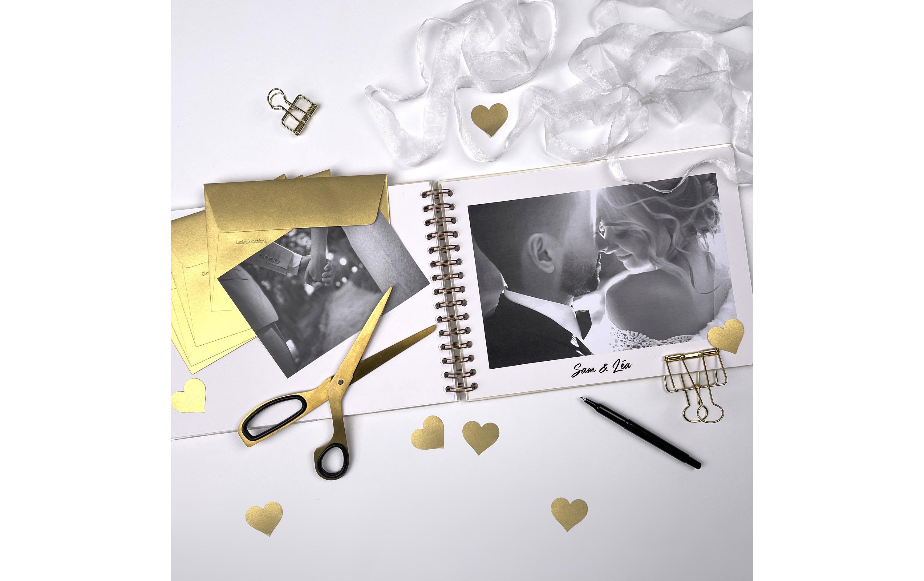 Clairefontaine Notizbuch DIY 21 x 16 cm, Blanko, Elfenbein