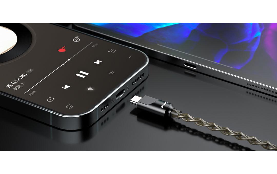 FiiO Ohrhörerkabel LS-TC2 Silber