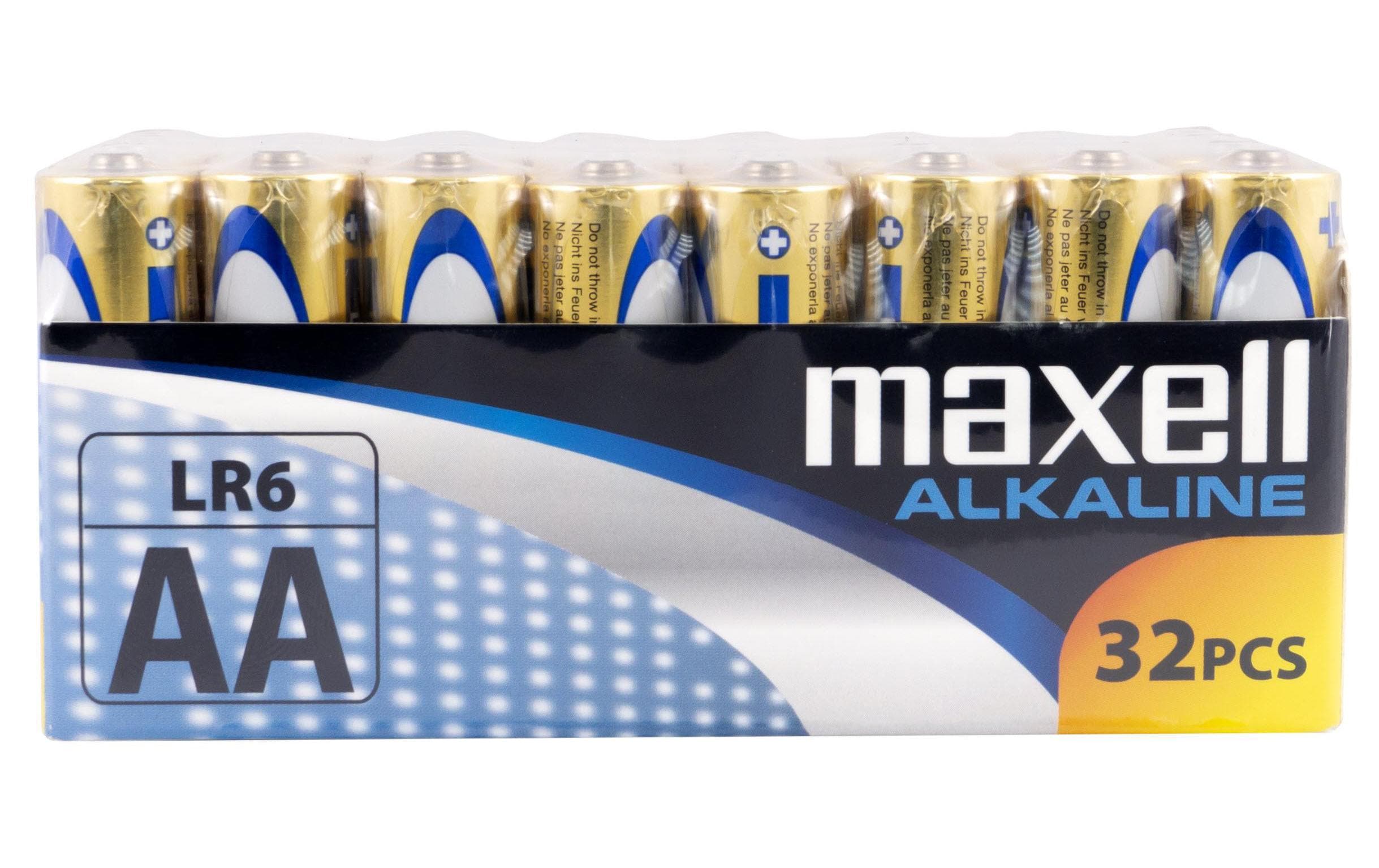 Maxell Europe LTD. Batterie AA 32 Stück