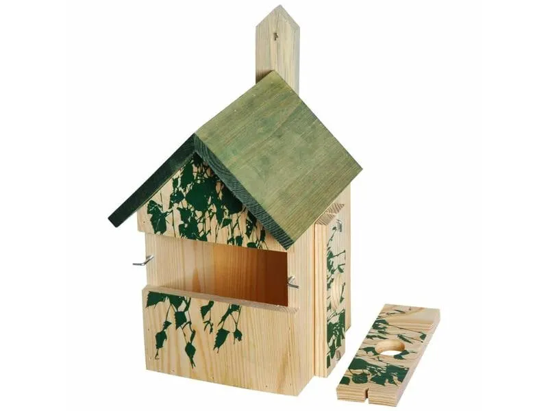 dobar Nistkasten Camouflage Birke, 17.5 x 17 x 33 cm, Holz dobar Nistkasten Camouflage Birke, 17.5 x 17 x 33 cm, Holz