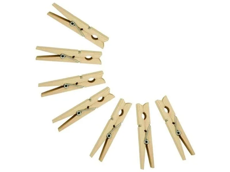 MSV Wäscheklammern 10 cm, 24 Stück