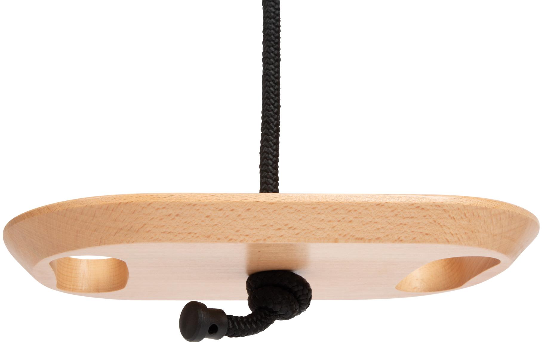 small foot Tellerschaukel mit Griffen: «Black Line»
