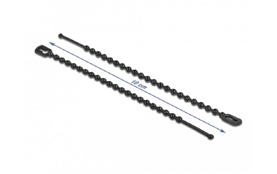 Delock Kabelbinder Schwarz 100 mm x 2.4 mm, 100 Stück Delock Kabelbinder Schwarz 100 mm x 2.4 mm, 100 Stück