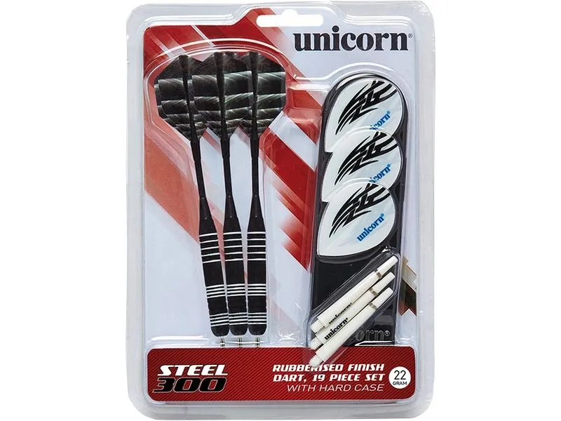 Unicorn STEEL TIP S300 - 22g, Schwarz Unicorn STEEL TIP S300 - 22g, Schwarz