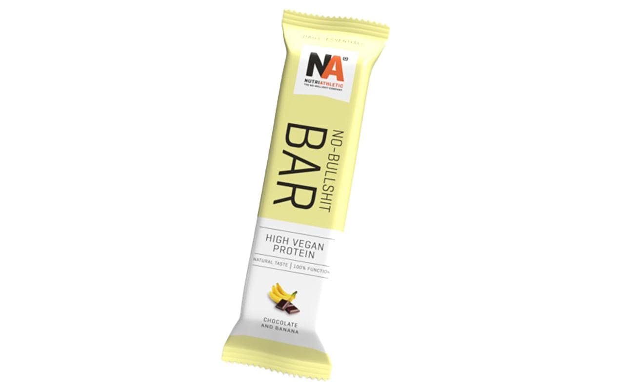 NUTRIATHLETIC Riegel Bar High Vegan Protein Banane/Schokolade