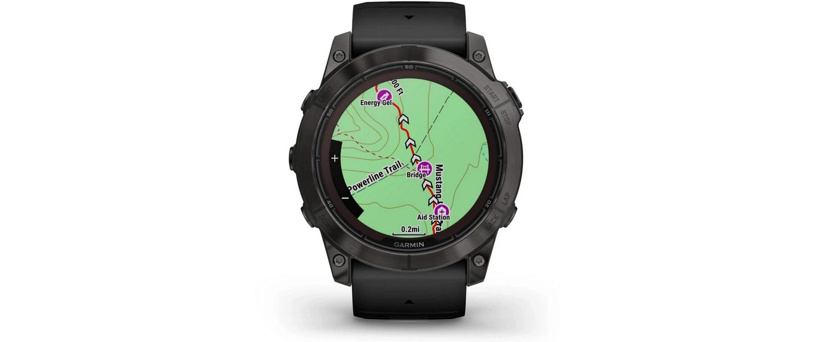 GARMIN GPS-Sportuhr Fenix 7X Pro Sapphire Solar Edition Schwarz