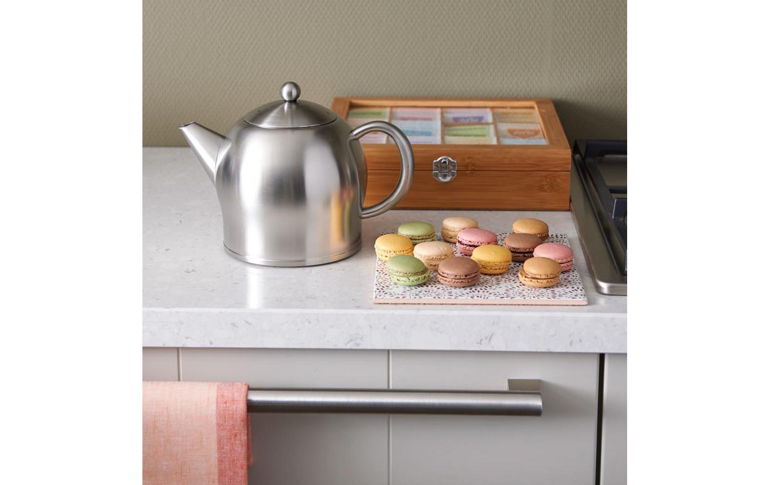 Bredemeijer Teekanne Minuet Santhee 1.4 Liter, Silber