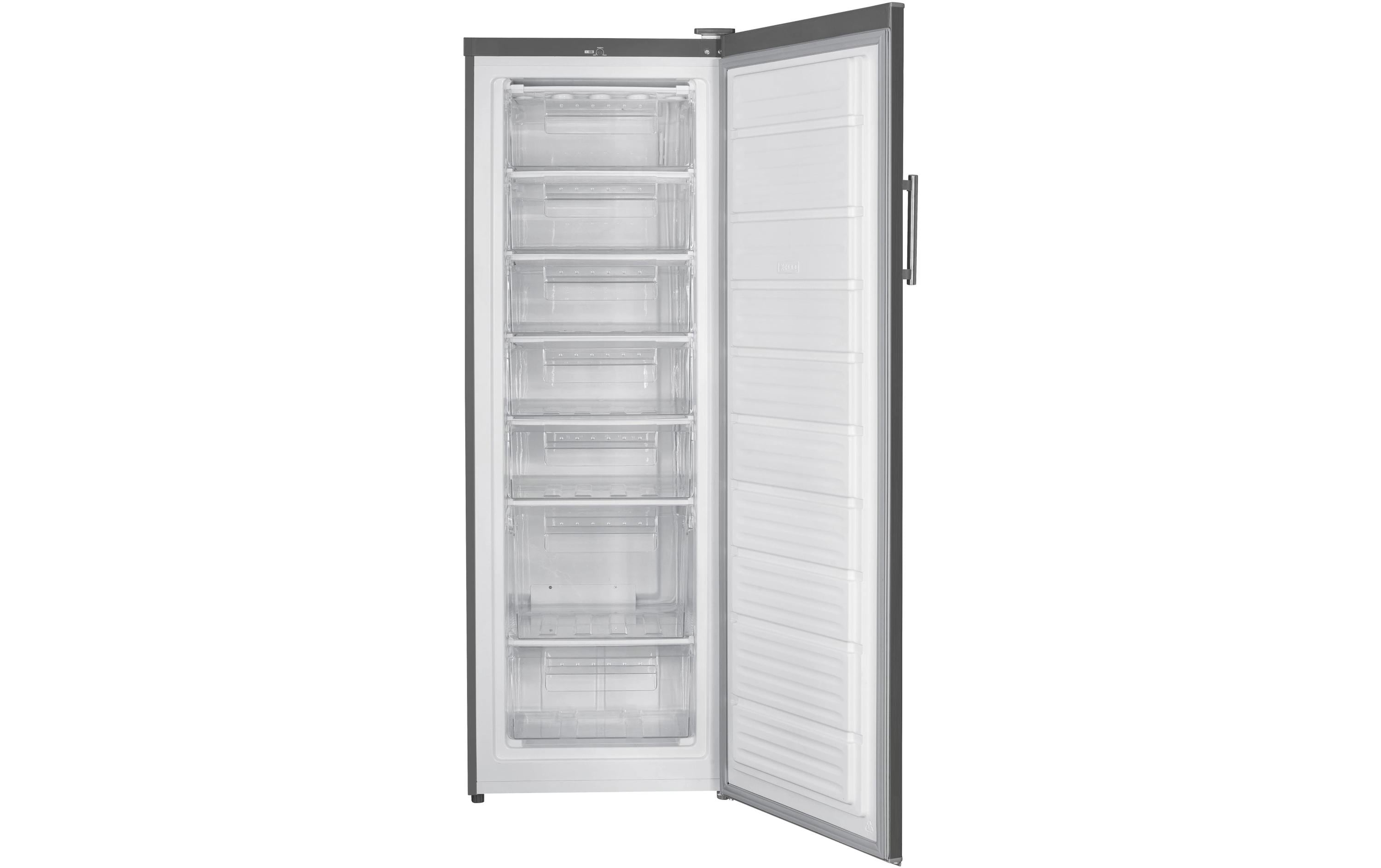 SPC Gefrierschrank H-GS3857 INOX Grau Rechts, Wechselbar