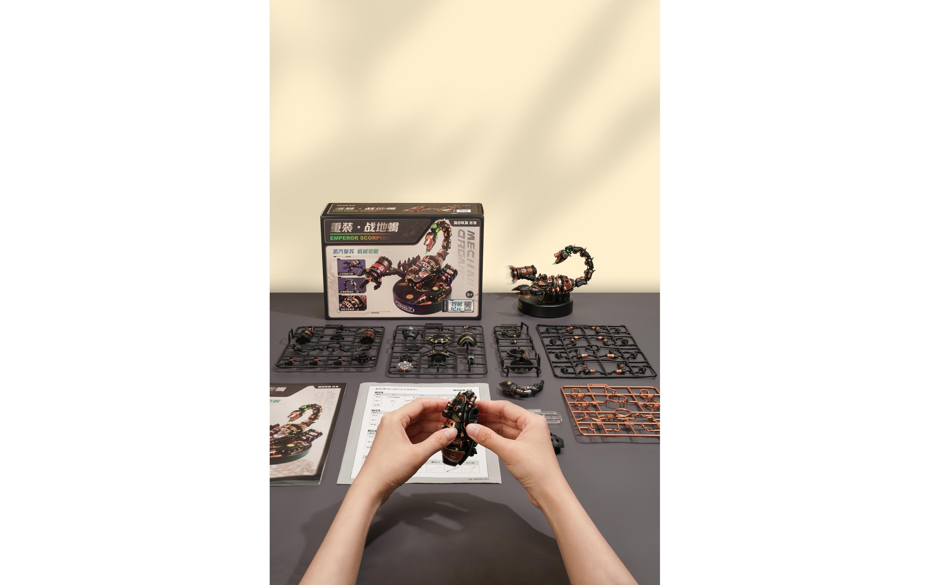 RoboTime Bausatz ROKR Mechanischer Emperor Scorpion