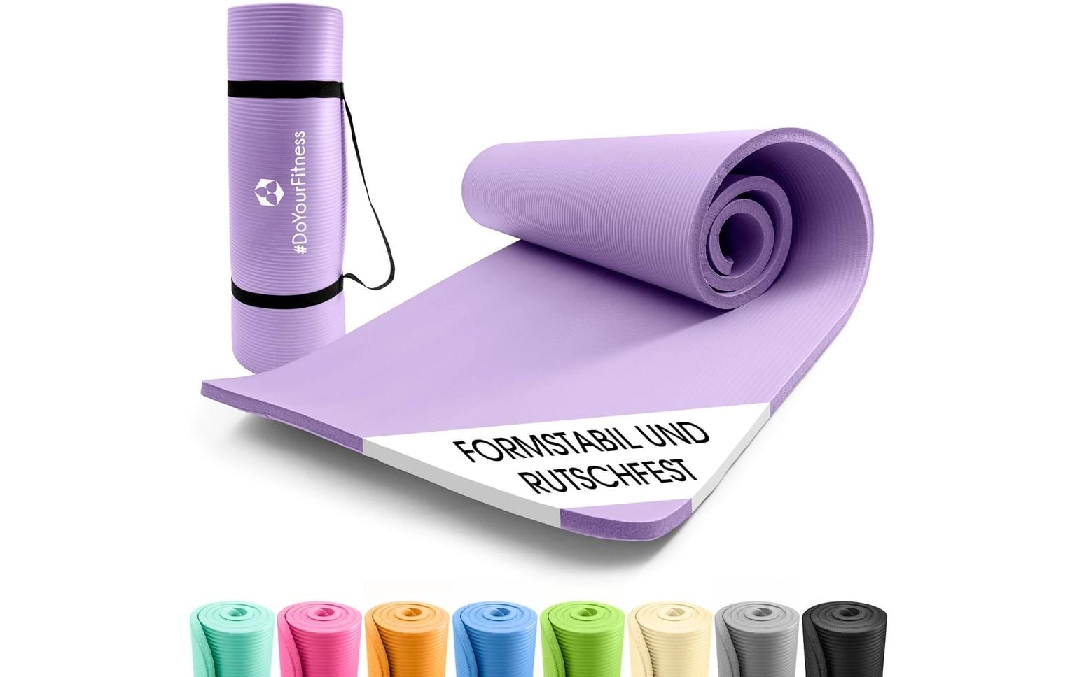 World Fitness Fitnessmatte Yamuna 183 cm x 61 cm, Lila World Fitness Fitnessmatte Yamuna 183 cm x 61 cm, Lila