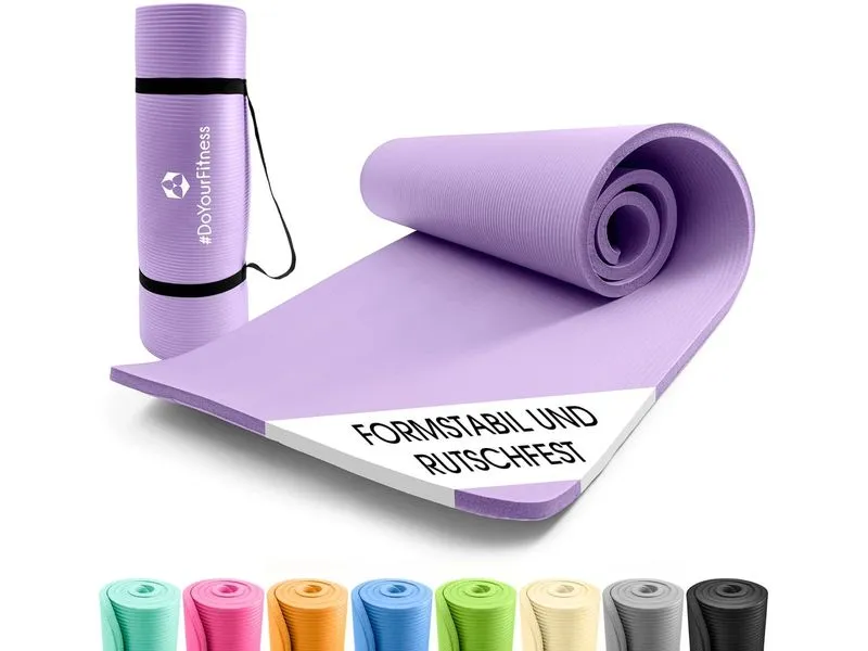 World Fitness Fitnessmatte Yamuna 183 cm x 61 cm, Lila World Fitness Fitnessmatte Yamuna 183 cm x 61 cm, Lila