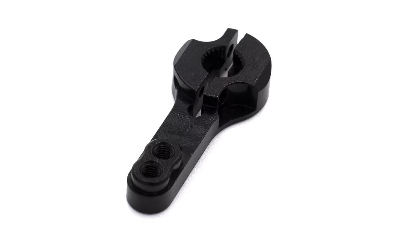 Hobbytech Servoarm Aluminium 24 mm 25T Schwarz