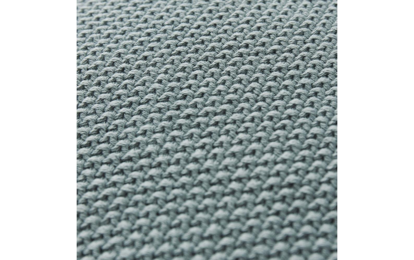 Urbanara Kissenbezug Antua 50 x 50 cm, Graugrün