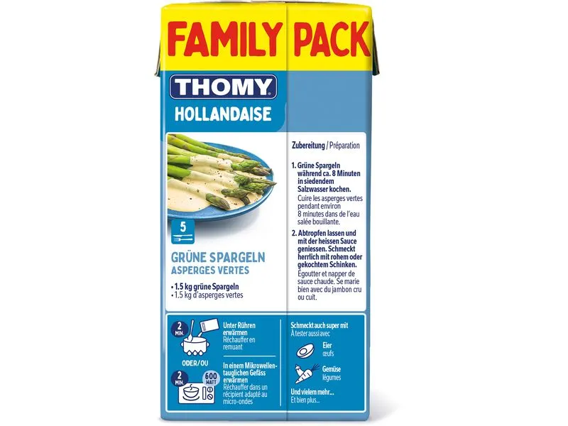 Thomy Hollandaise Sauce Family Pack 300 ml Thomy Hollandaise Sauce Family Pack 300 ml