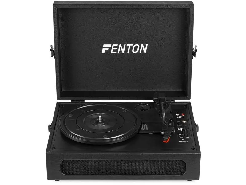 Fenton Plattenspieler mit Bluetooth RP118B Schwarz