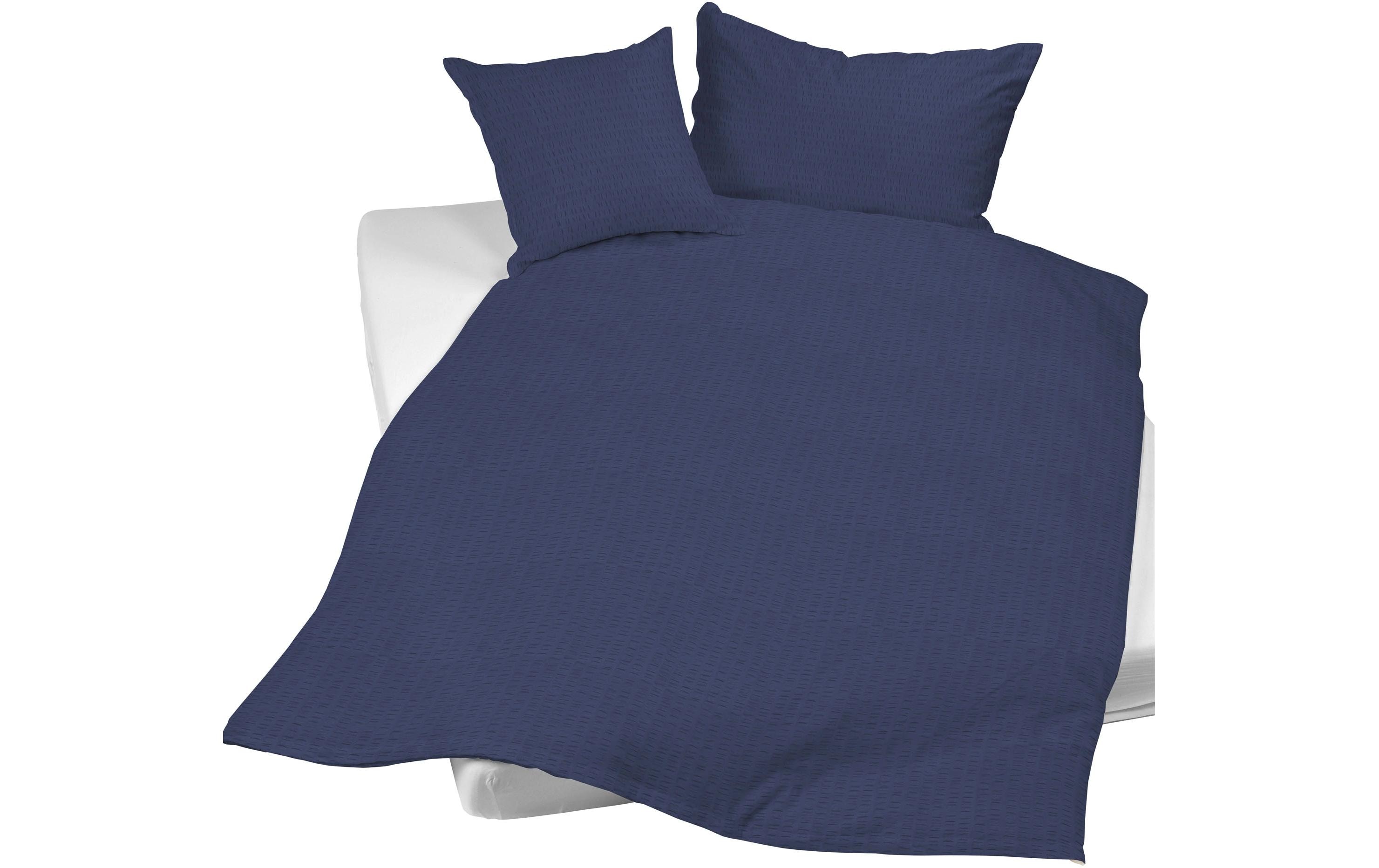 Night Fashion Kopfkissenbezug Edi 50 x 70 cm, Navy