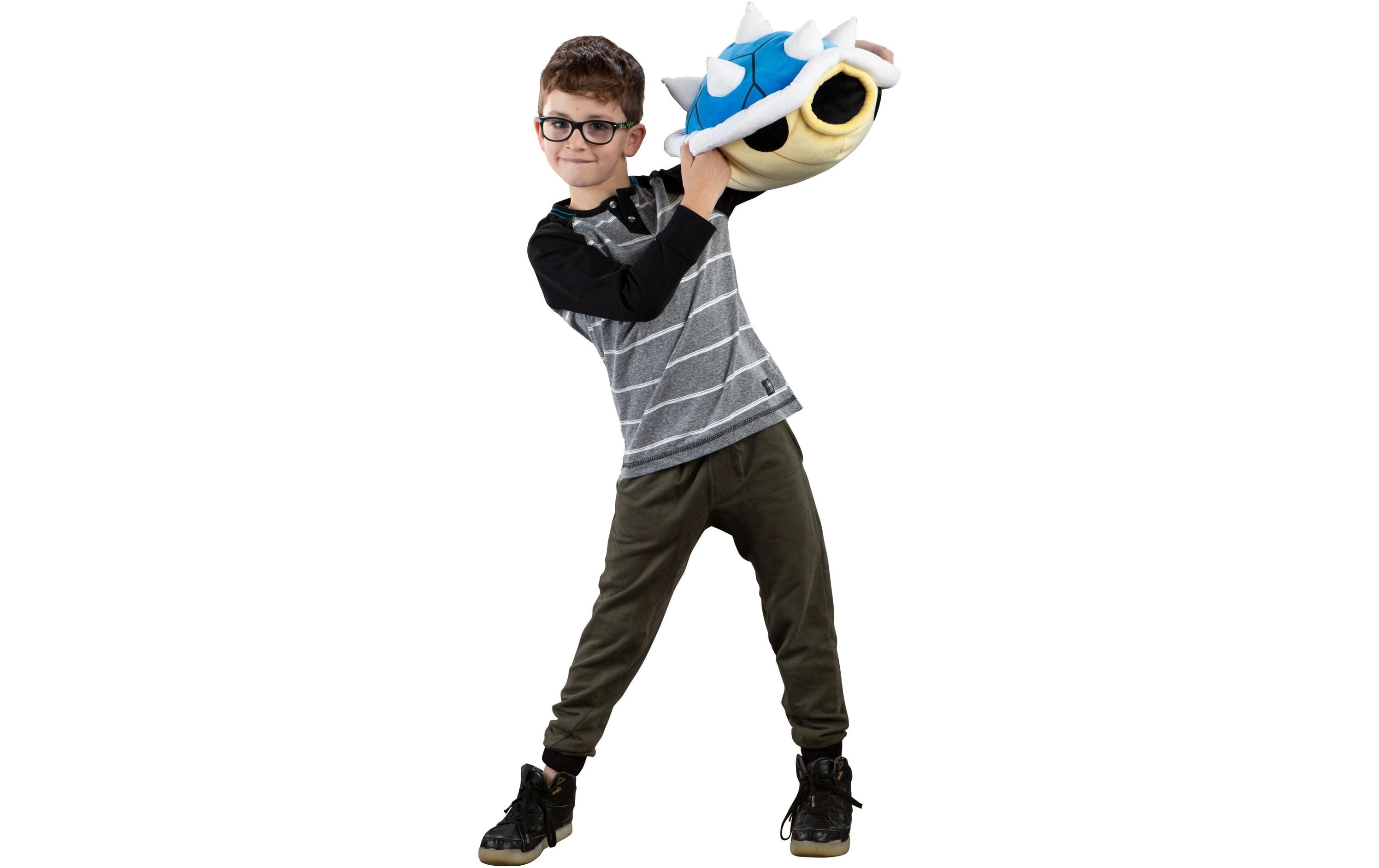 Tomy Plüsch Mario Kart Mocchi-Mocchi Blauer Panzer