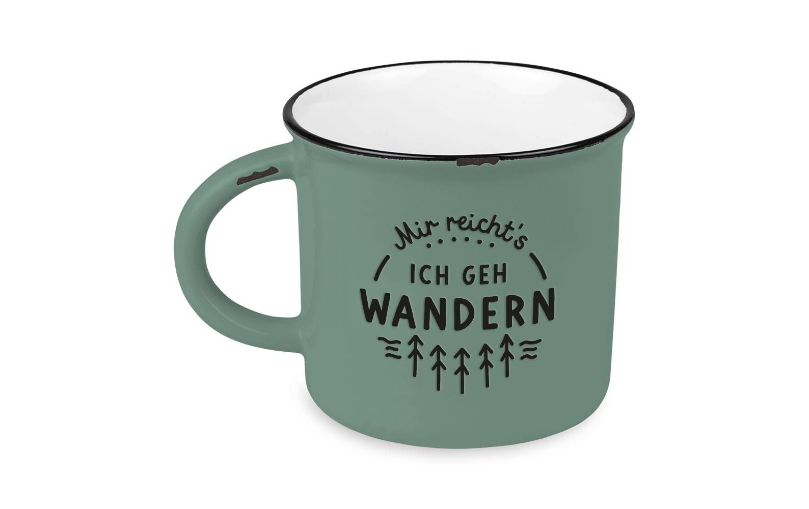 Grafik Werkstatt Vintage Becher Bergglück, Mir reicht's