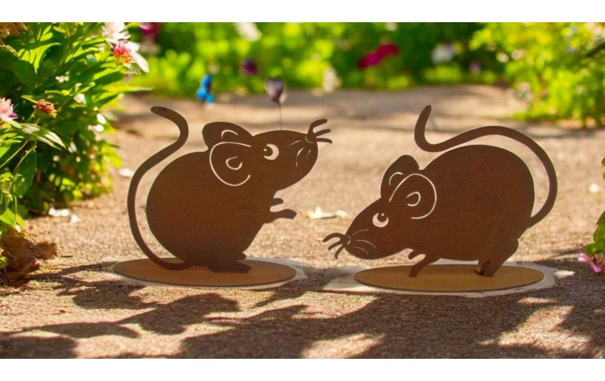 Dameco Dekofigur Mäuse 2er Set