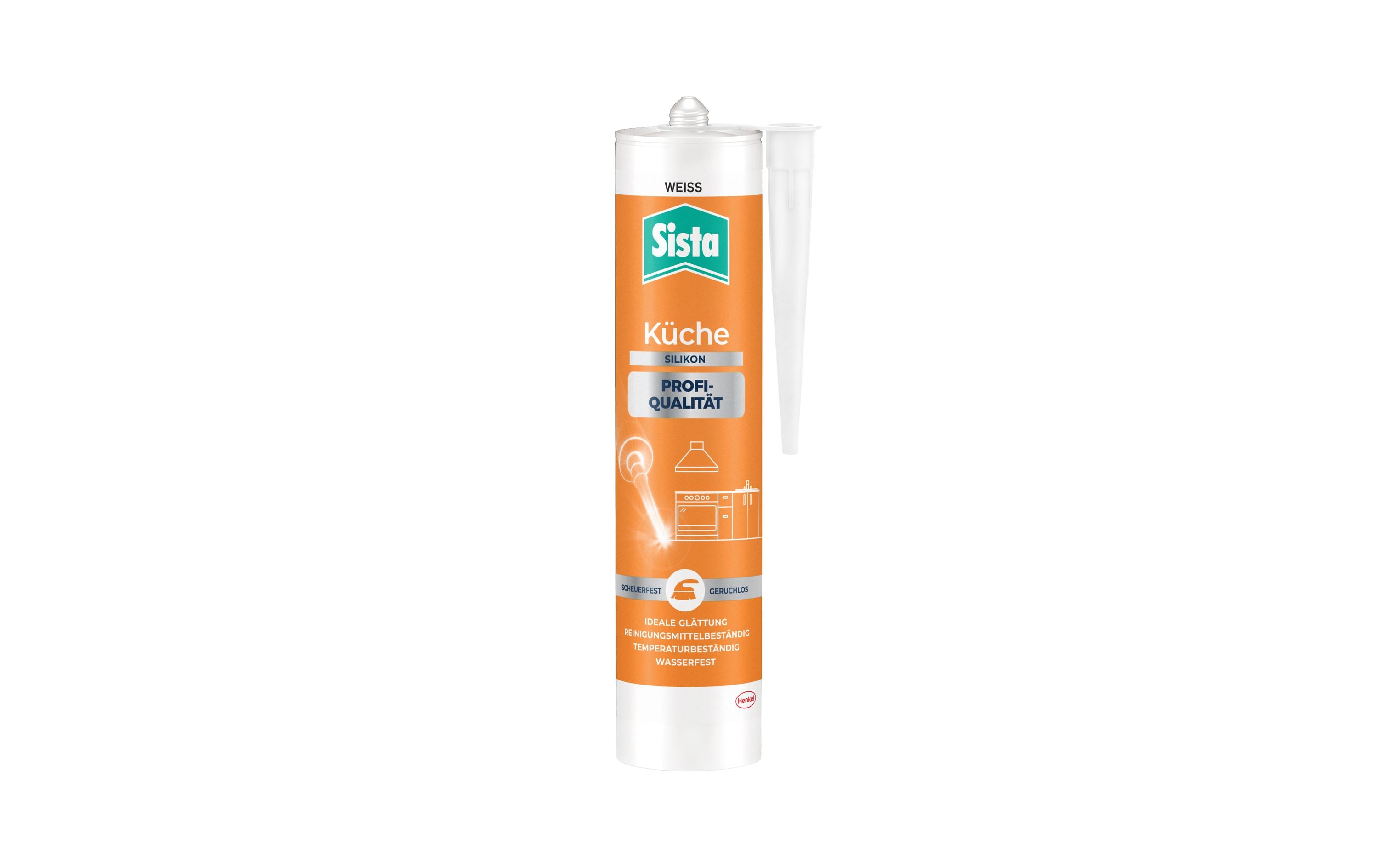 Sista Dichtmasse Küche Silikon Weiss, 280 ml