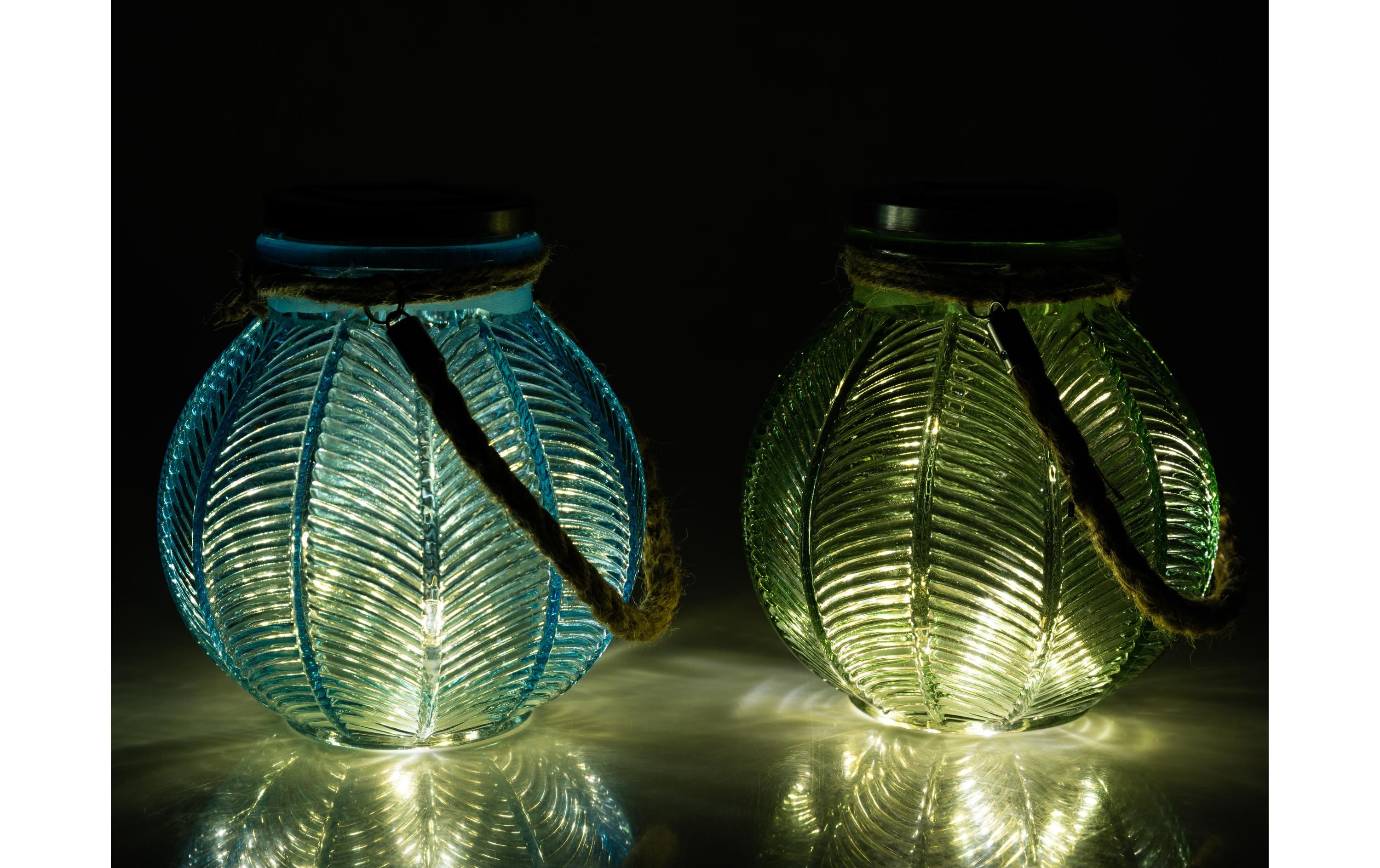 COCON Solar-Gartenleuchte, Blau