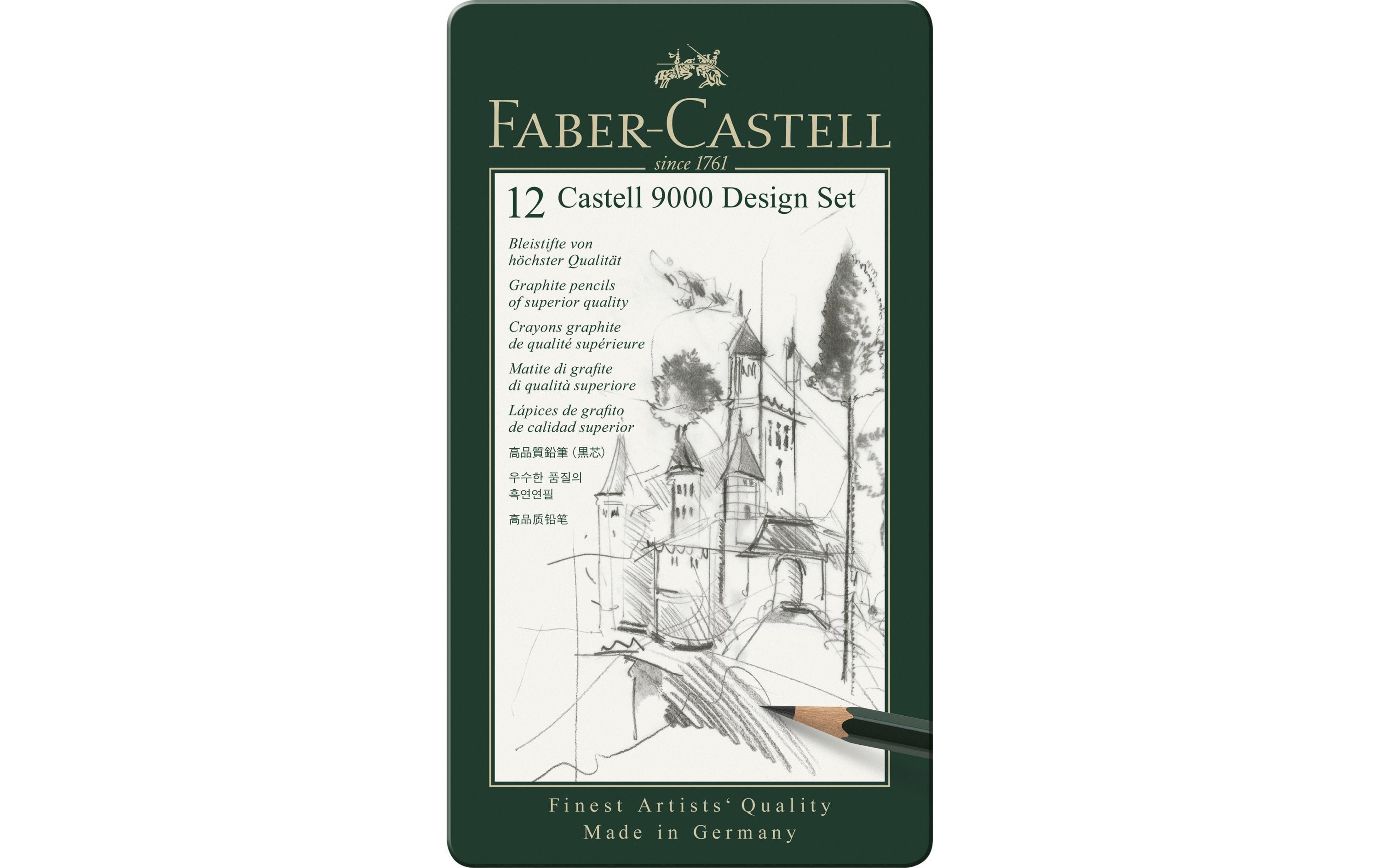 Faber-Castell Bleistift Castell 9000 5B-5H 12 Stück Faber-Castell Bleistift Castell 9000 5B-5H 12 Stück