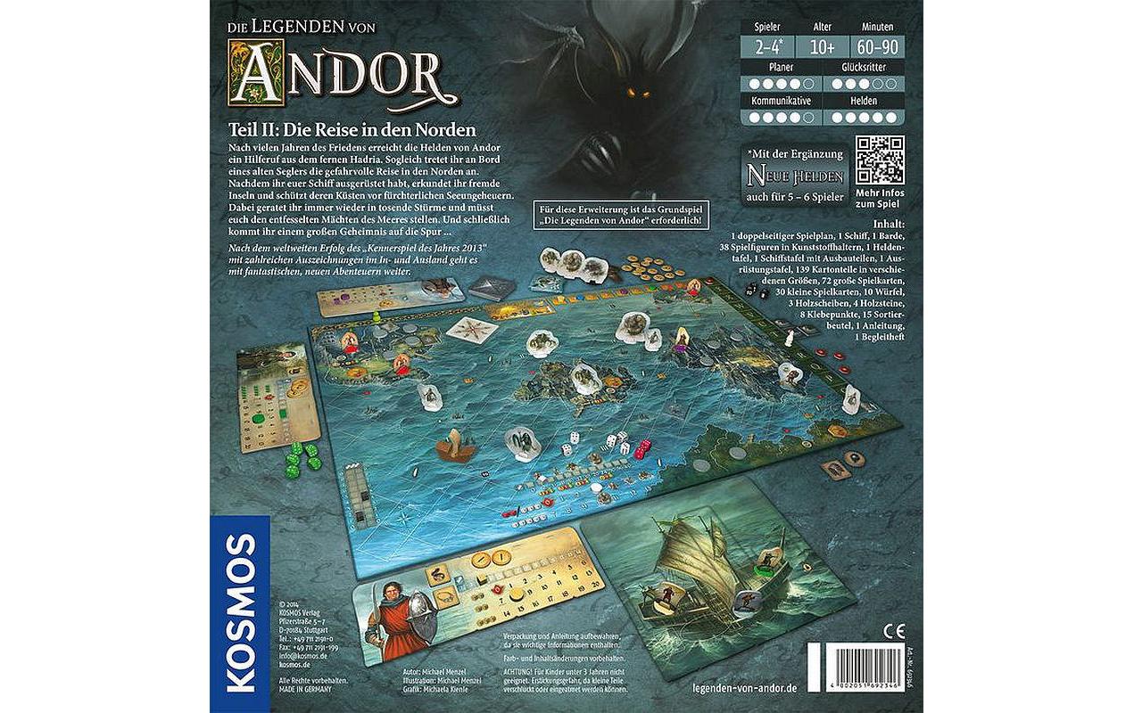 Kosmos Kennerspiel Die Legenden von Andor: Reise in den Norden Kosmos Kennerspiel Die Legenden von Andor: Reise in den Norden