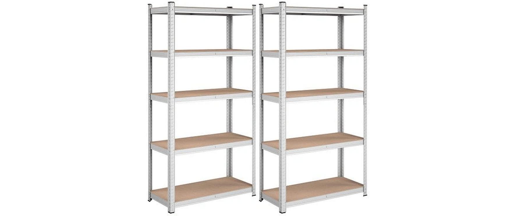 Songmics Regal 2 Stück, Silber Songmics Regal 2 Stück, Silber