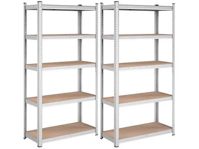 Songmics Regal 2 Stück, Silber Songmics Regal 2 Stück, Silber