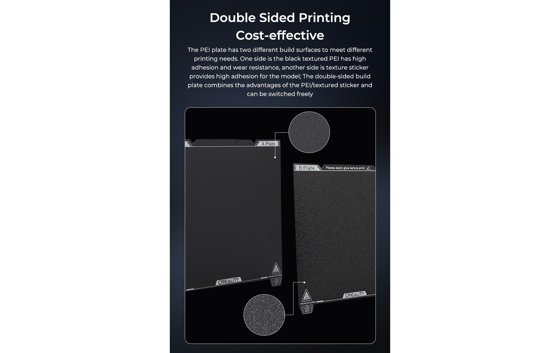 Creality Druckplattform Doppelseitig 235 x 235 mm E3-S1, E5-S1, K1