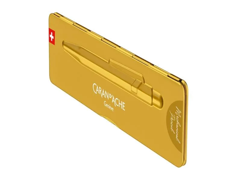 Caran d'Ache Minenbleistift Goldbar 0.7 mm, Gold Caran d'Ache Minenbleistift Goldbar 0.7 mm, Gold
