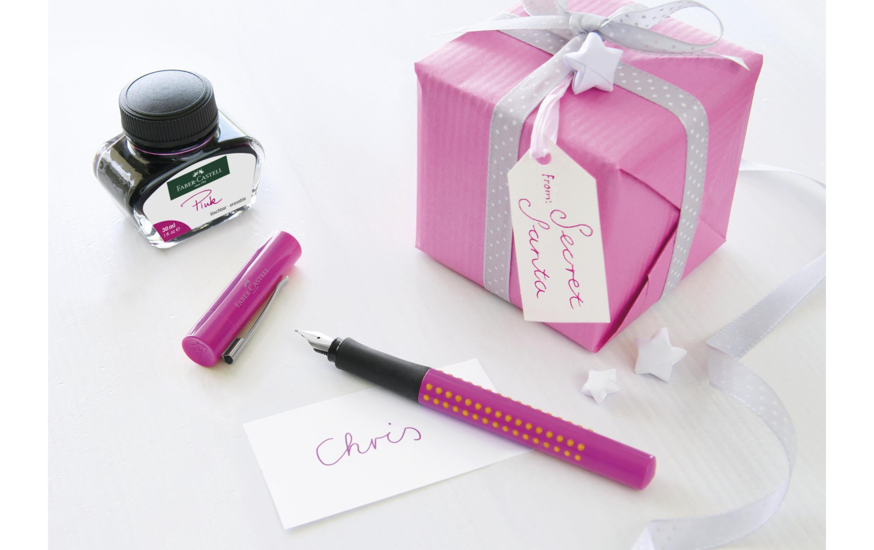 Faber-Castell Tintenpatrone Pink, 6 Stück