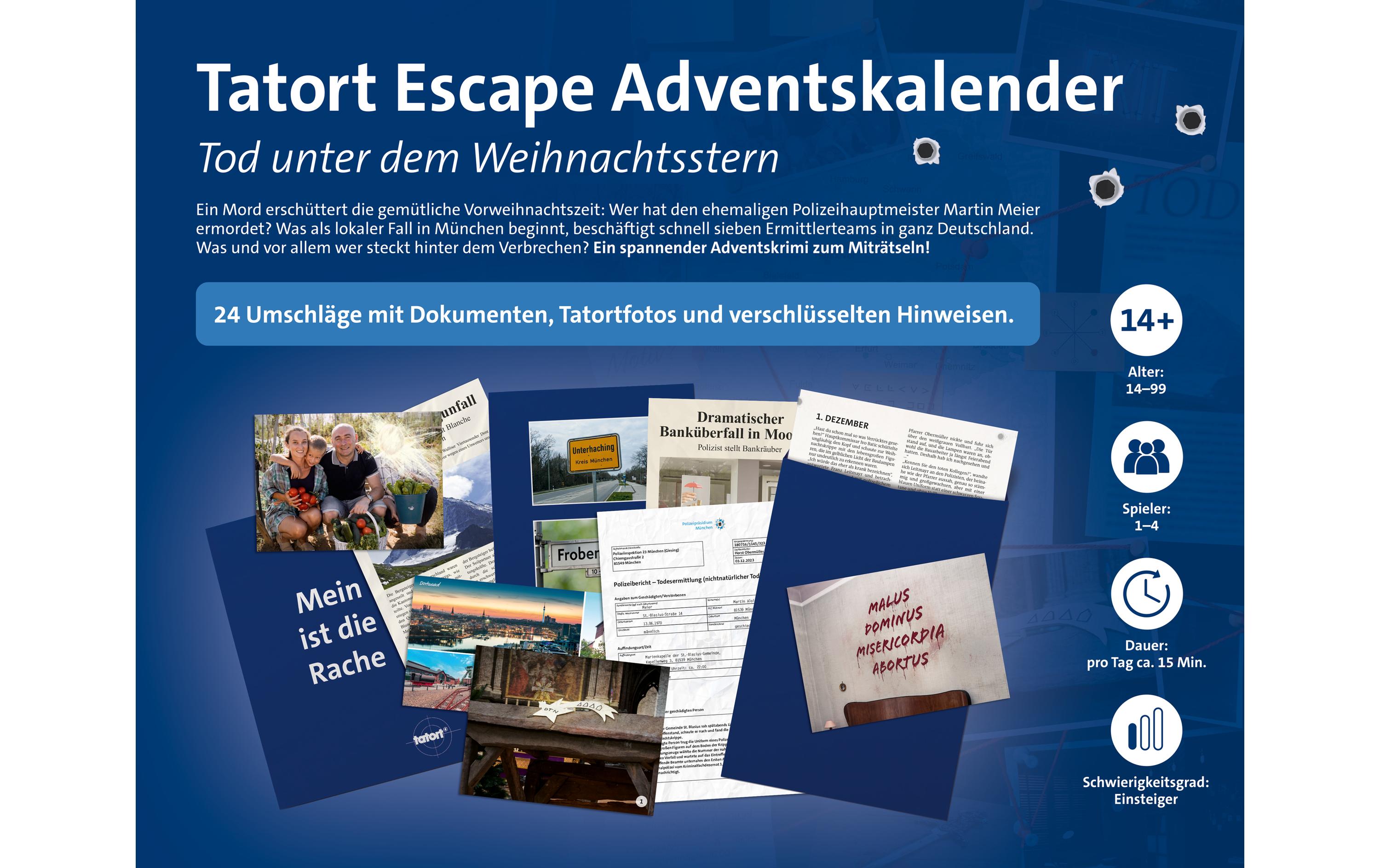 Franzis Adventskalender Tatort Escape - Deutsch