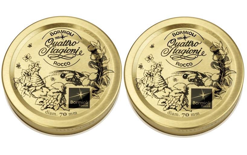 Bormioli Rocco Deckel für Einmachglas Quattro Stagioni 7 cm 2 Stück
