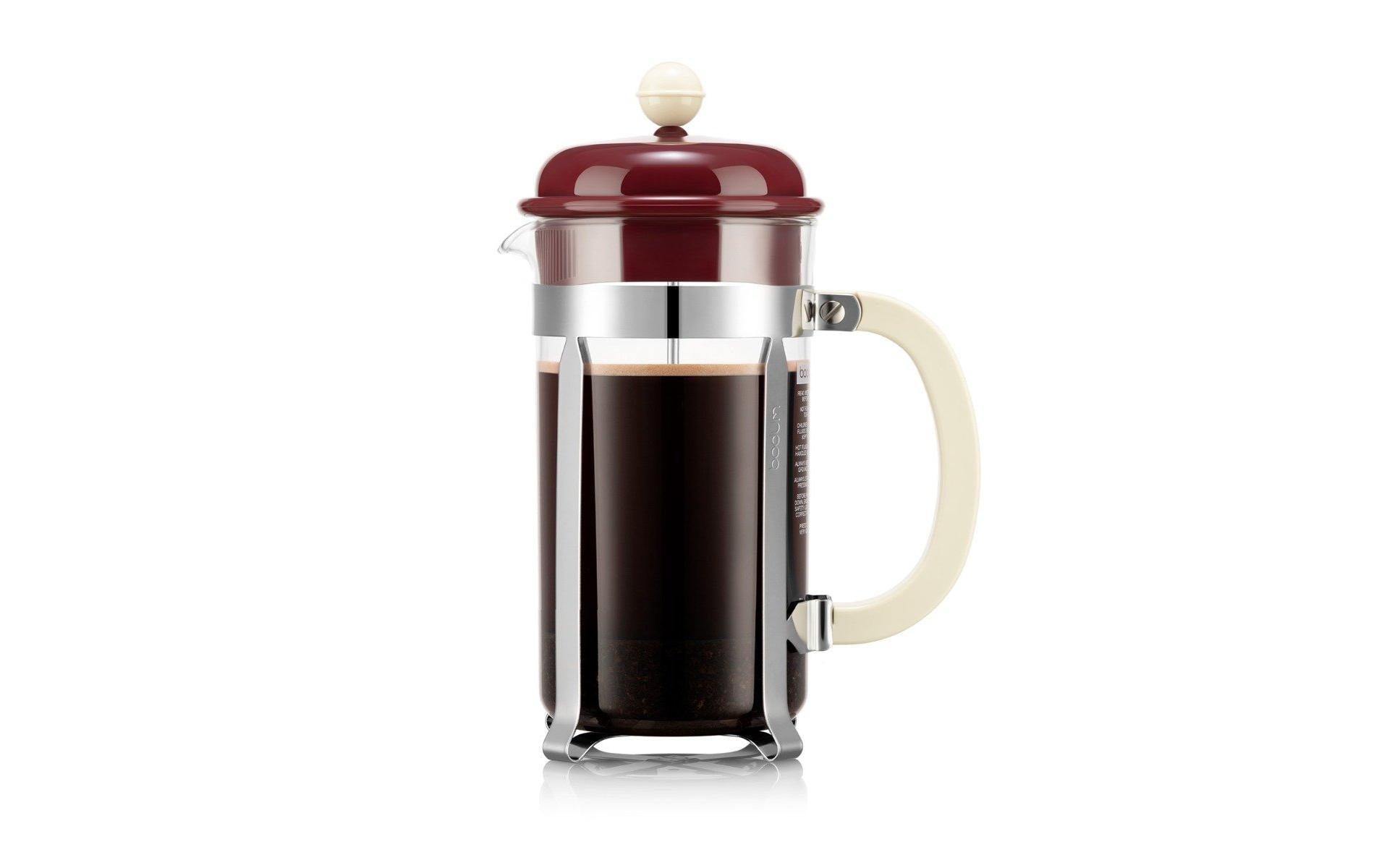 Bodum Kaffeebereiter Caffettiera 8 Tassen, 1 l, Cranberry Bodum Kaffeebereiter Caffettiera 8 Tassen, 1 l, Cranberry
