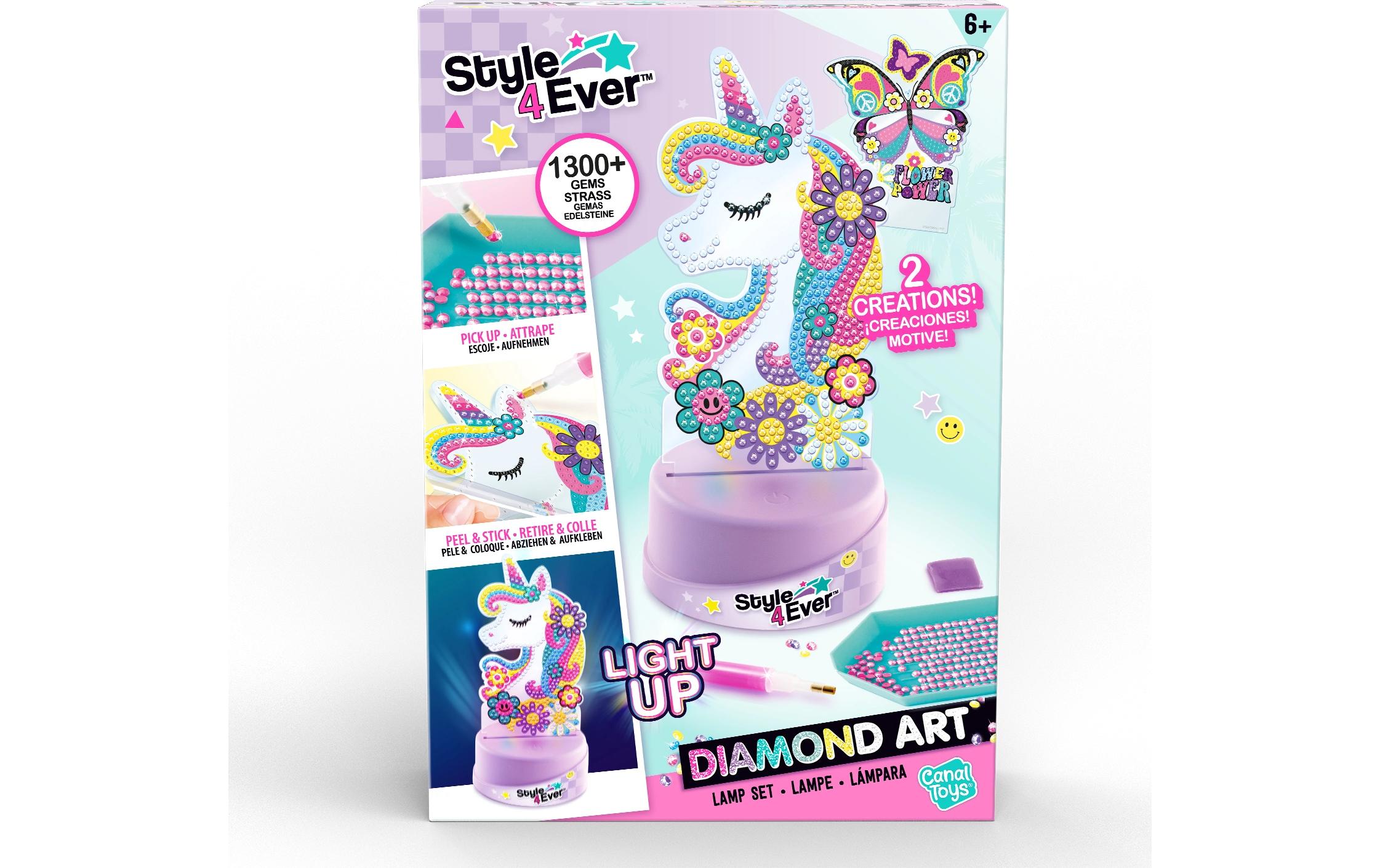 Canal Toys Bastelset Diamond Art Lamp Set Canal Toys Bastelset Diamond Art Lamp Set