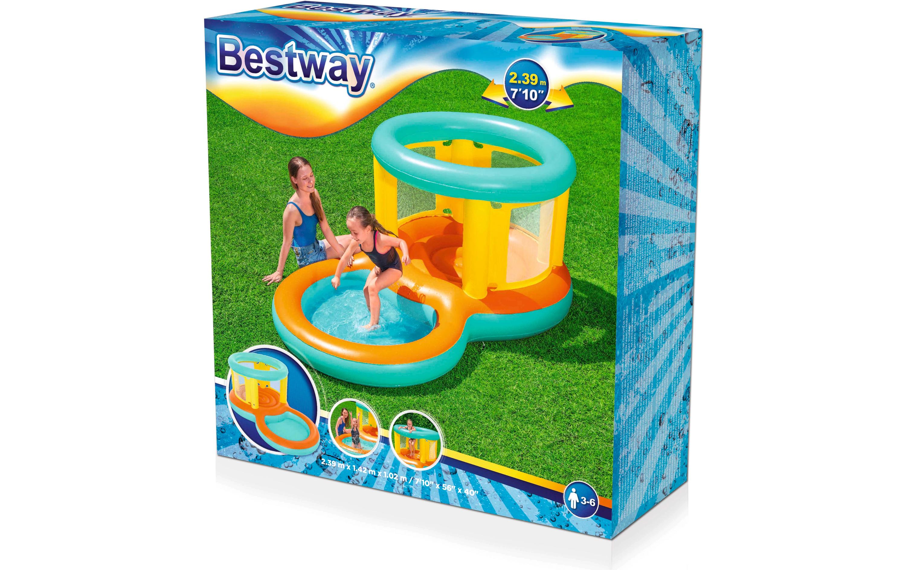 Bestway Planschbecken Jumptopia Bouncer & Play 239 x 142 x 102 cm