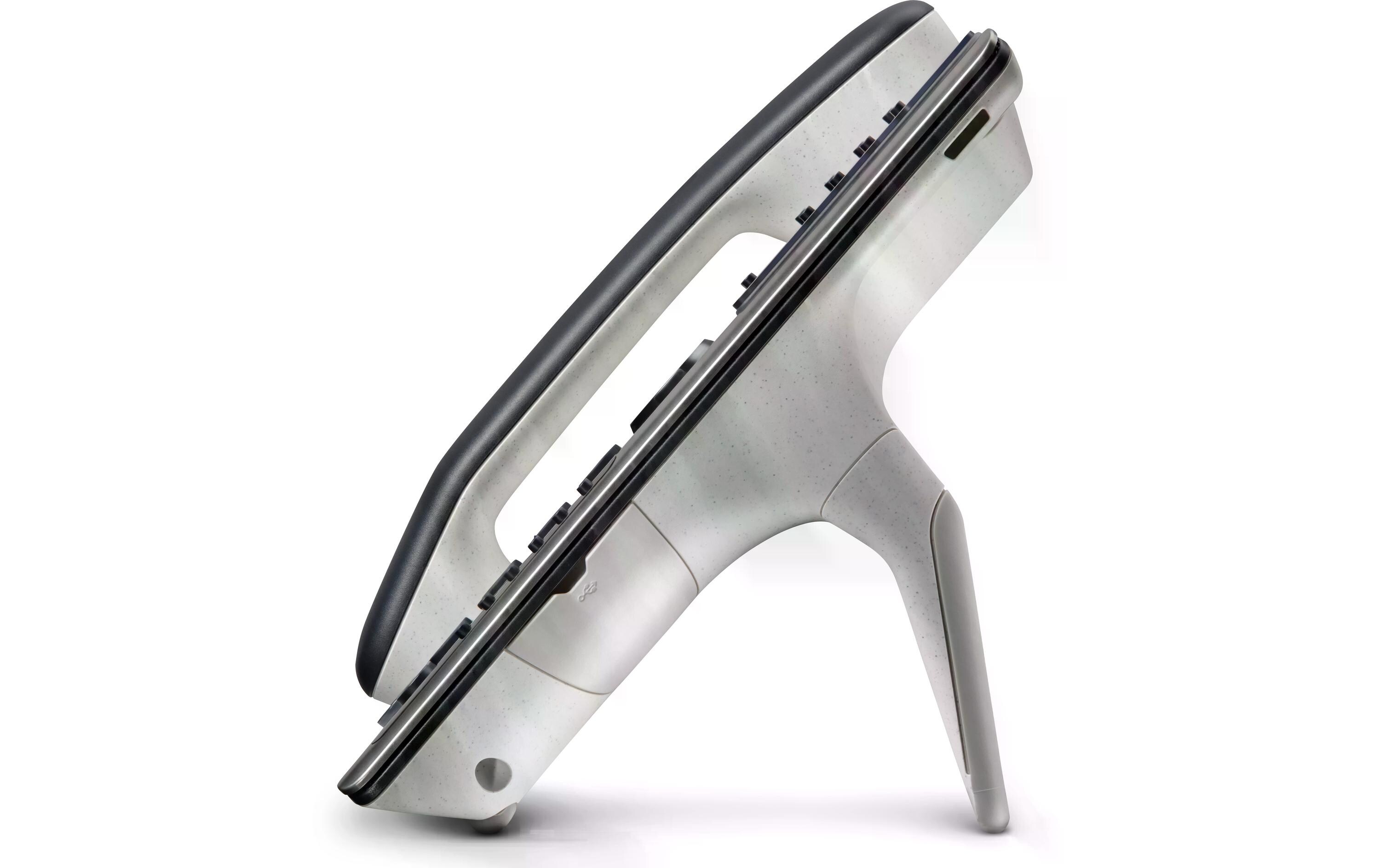 Poly Tischtelefon Edge E450 Grau/Schwarz/Weiss