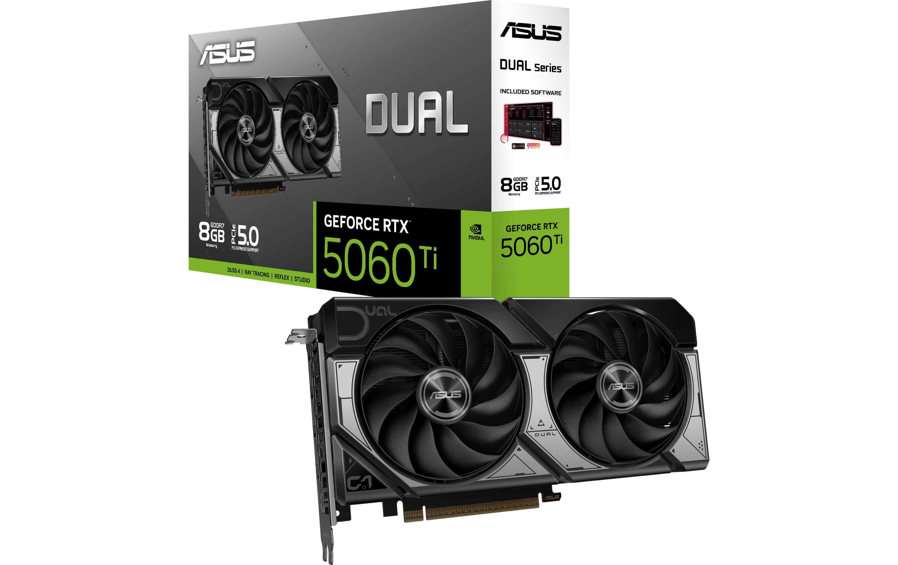 ASUS Grafikkarte Dual GeForce RTX 5060 Ti 8 GB