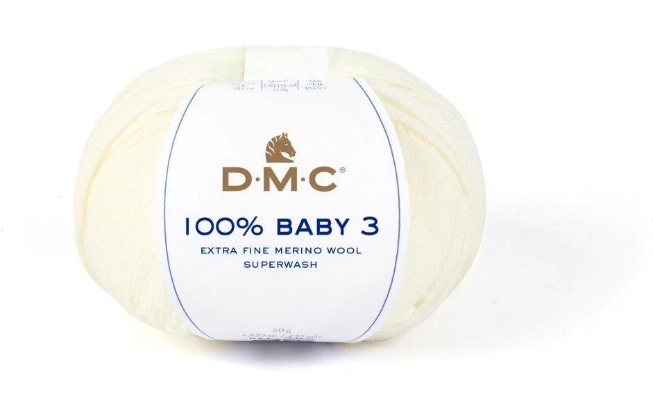DMC Wolle 100% Baby 3 Creme