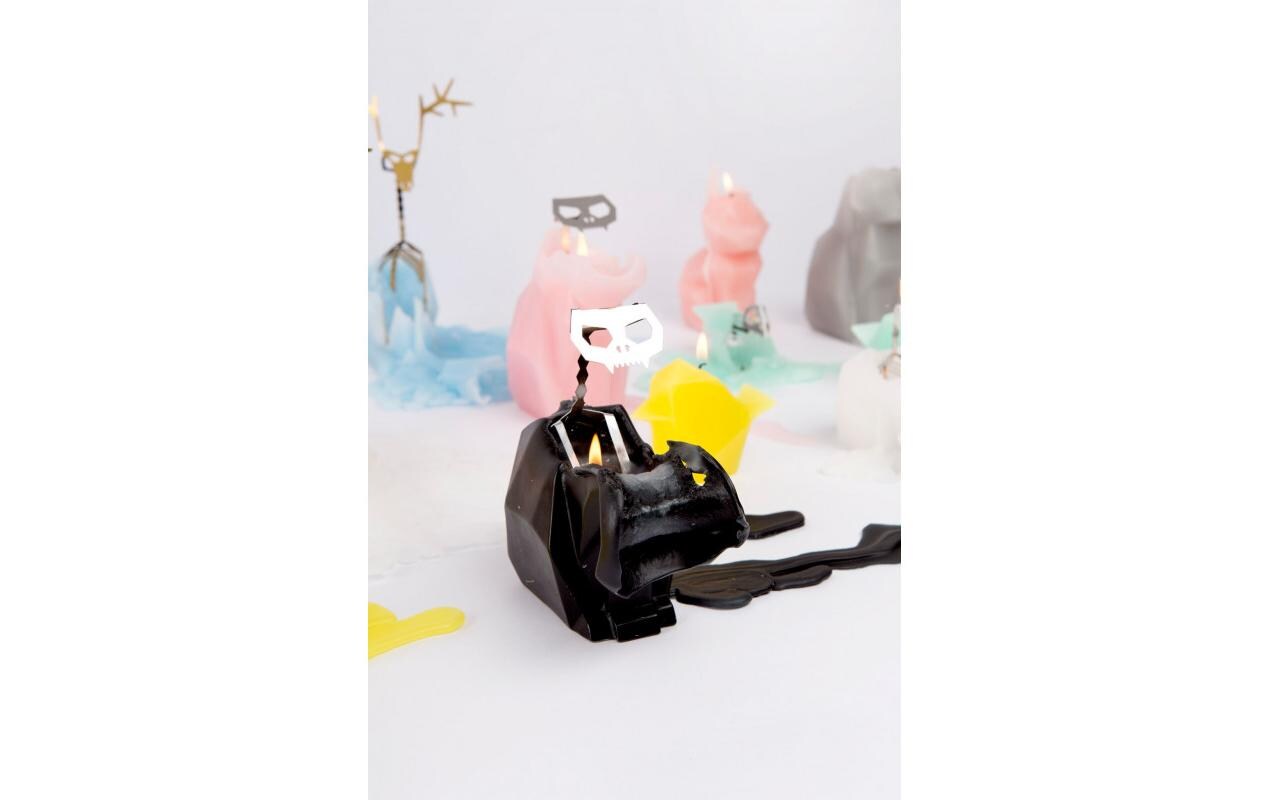 54Celsius Kerze PyroPet Cat Kisa Schwarz