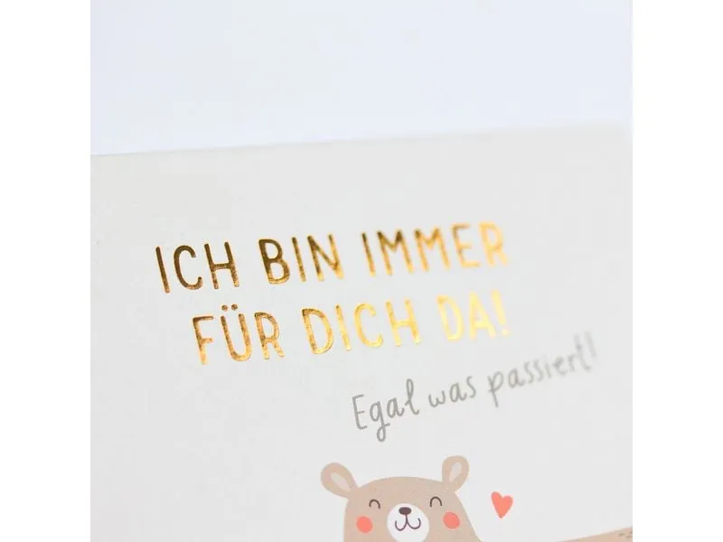 Grafik Werkstatt Minibuch Bin immer für dich da! Grafik Werkstatt Minibuch Bin immer für dich da!