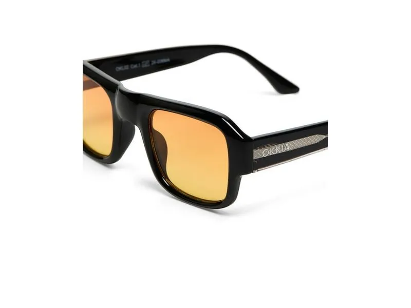OKKIA CLUB STROMBOLI BLACK Yellow Lens