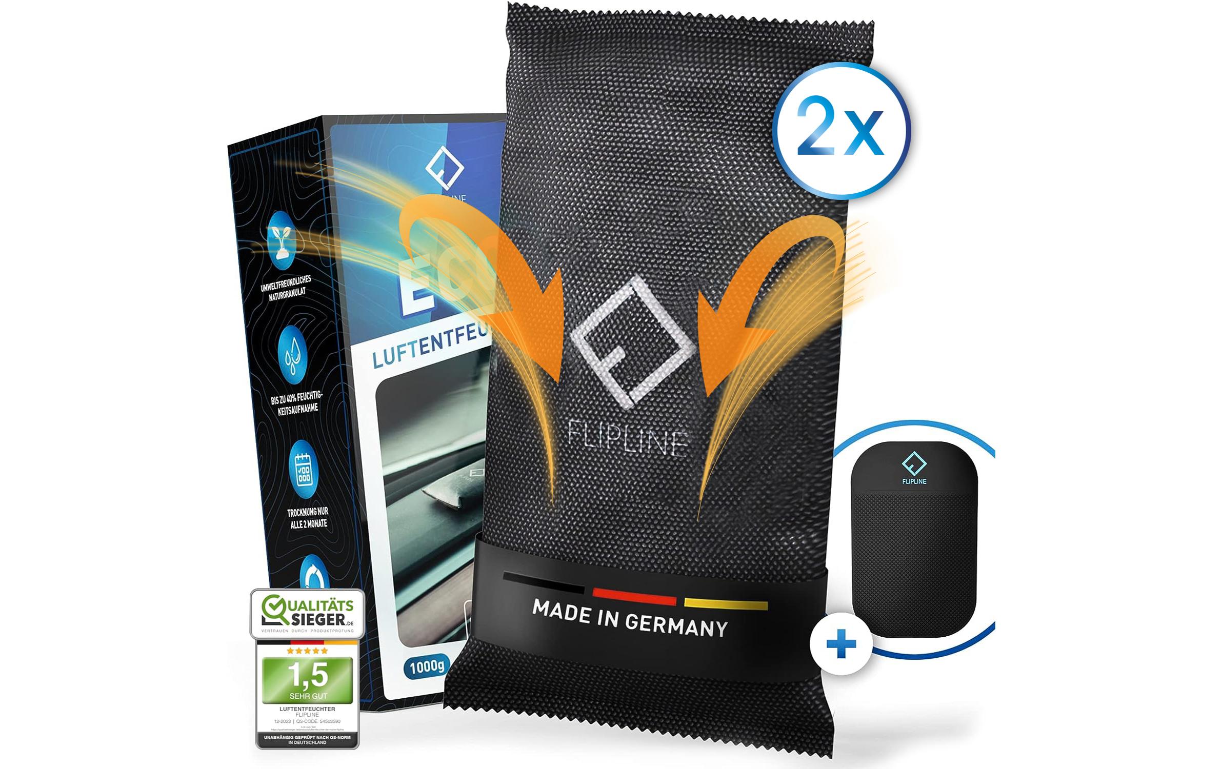 Flipline Auto-Luftentfeuchter 1 kg 2er Set Flipline Auto-Luftentfeuchter 1 kg 2er Set