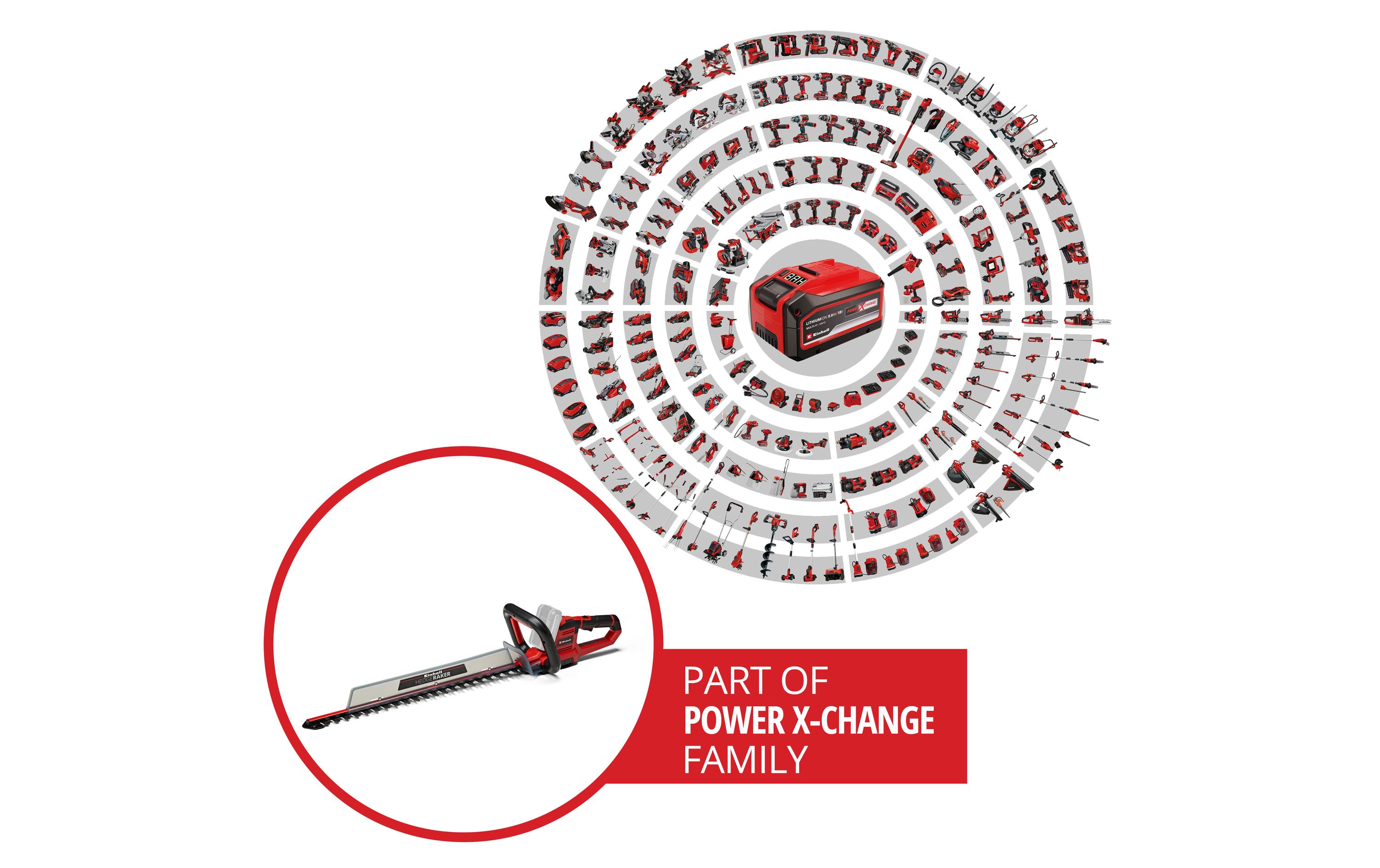 Einhell Akku-Heckenschere GE-CH 18/60 Li Solo Einhell Akku-Heckenschere GE-CH 18/60 Li Solo