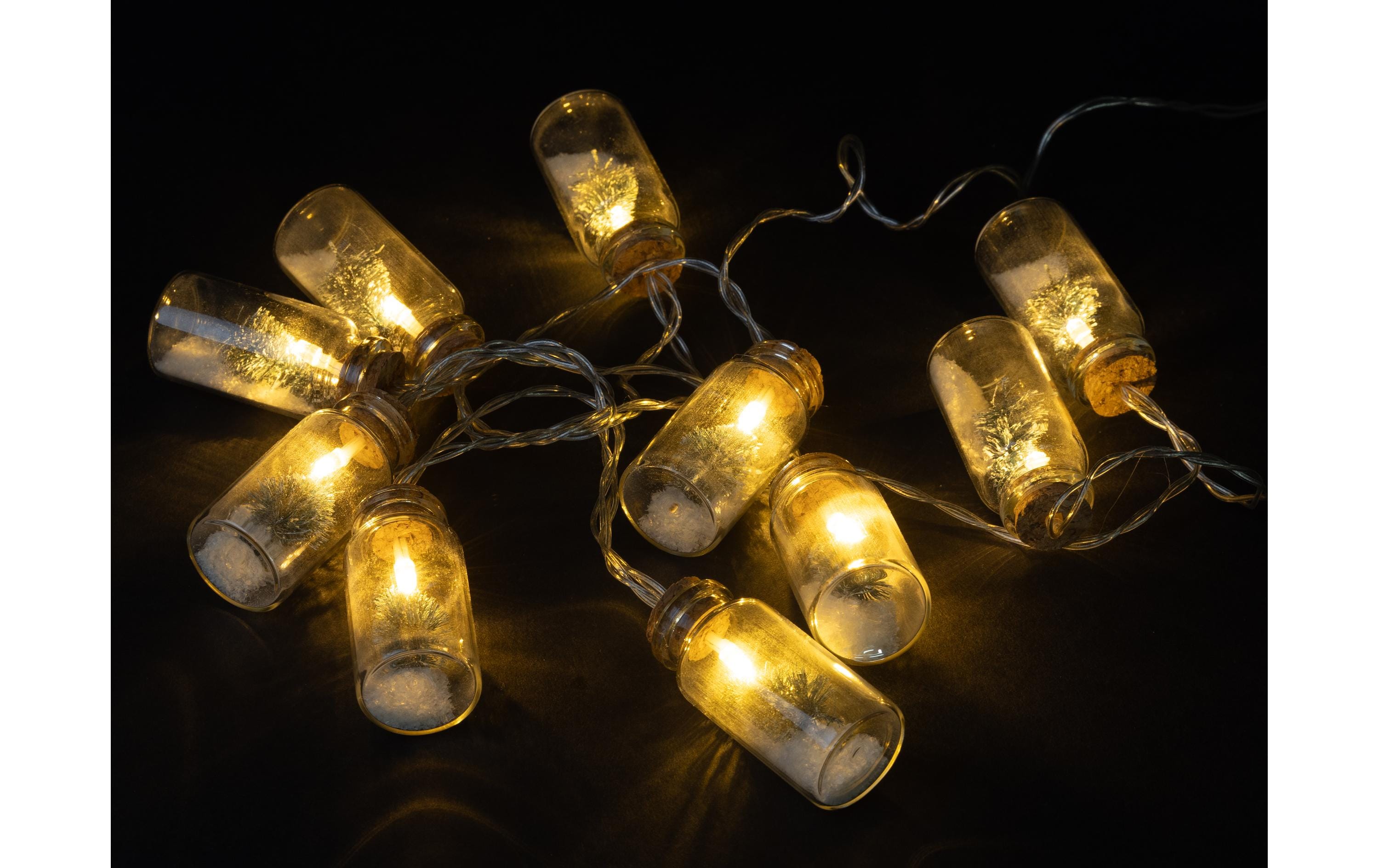 COCON LED-Lichterkette Flaschenpost, 135 cm