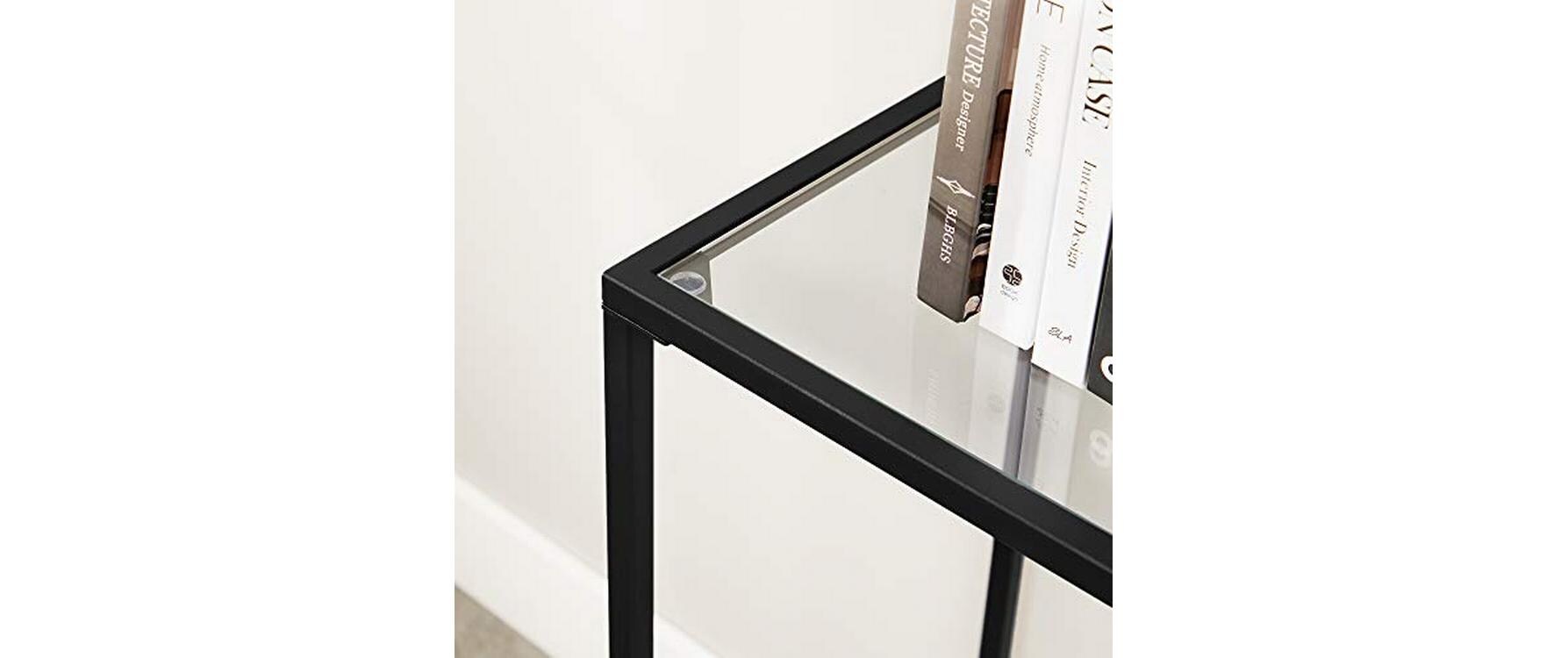 VASAGLE Konsolentisch 100 x 35 x 80 cm, Schwarz