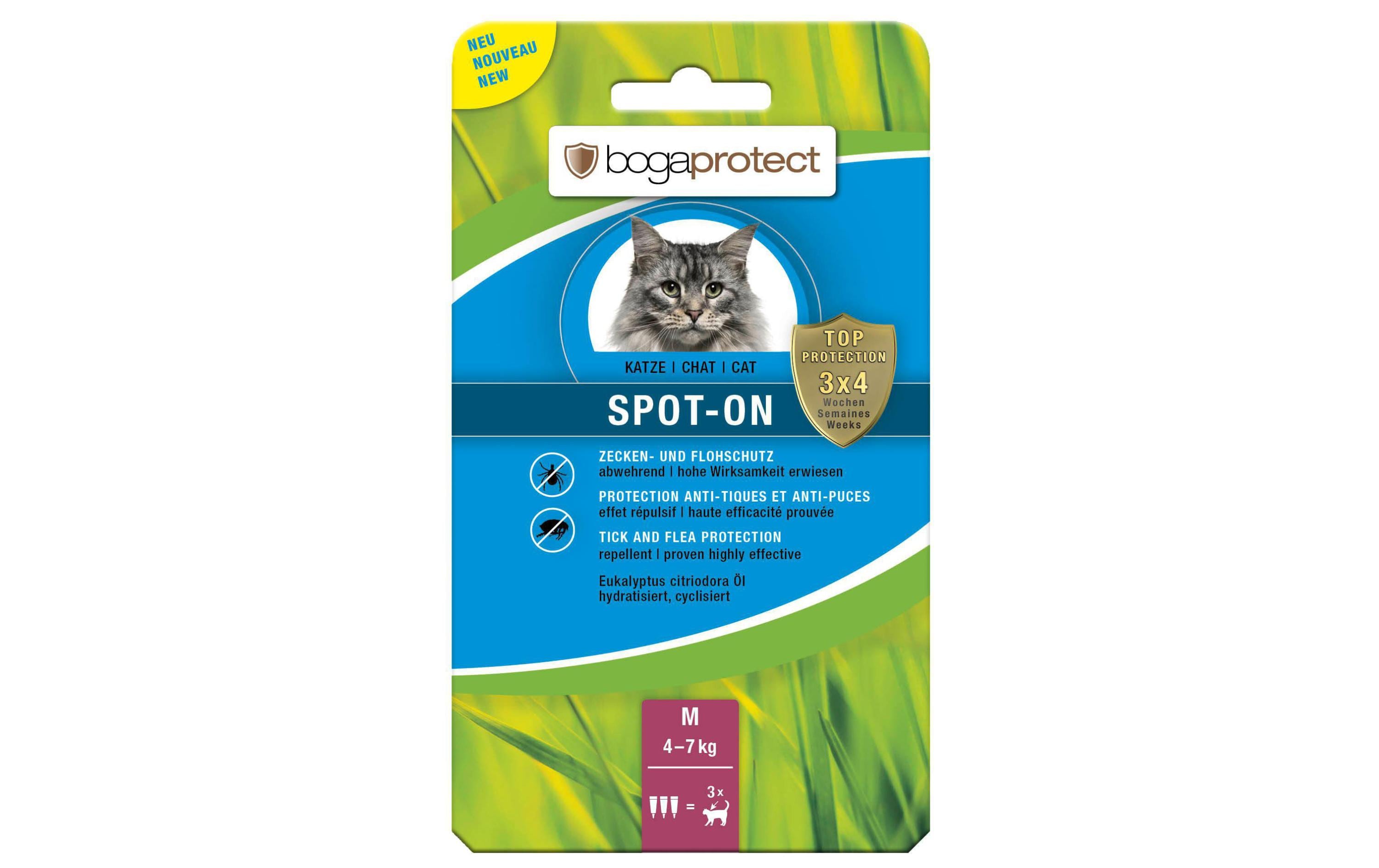bogar Anti-Parasit-Tropfen bogaprotect Spot-on Katze M bogar Anti-Parasit-Tropfen bogaprotect Spot-on Katze M