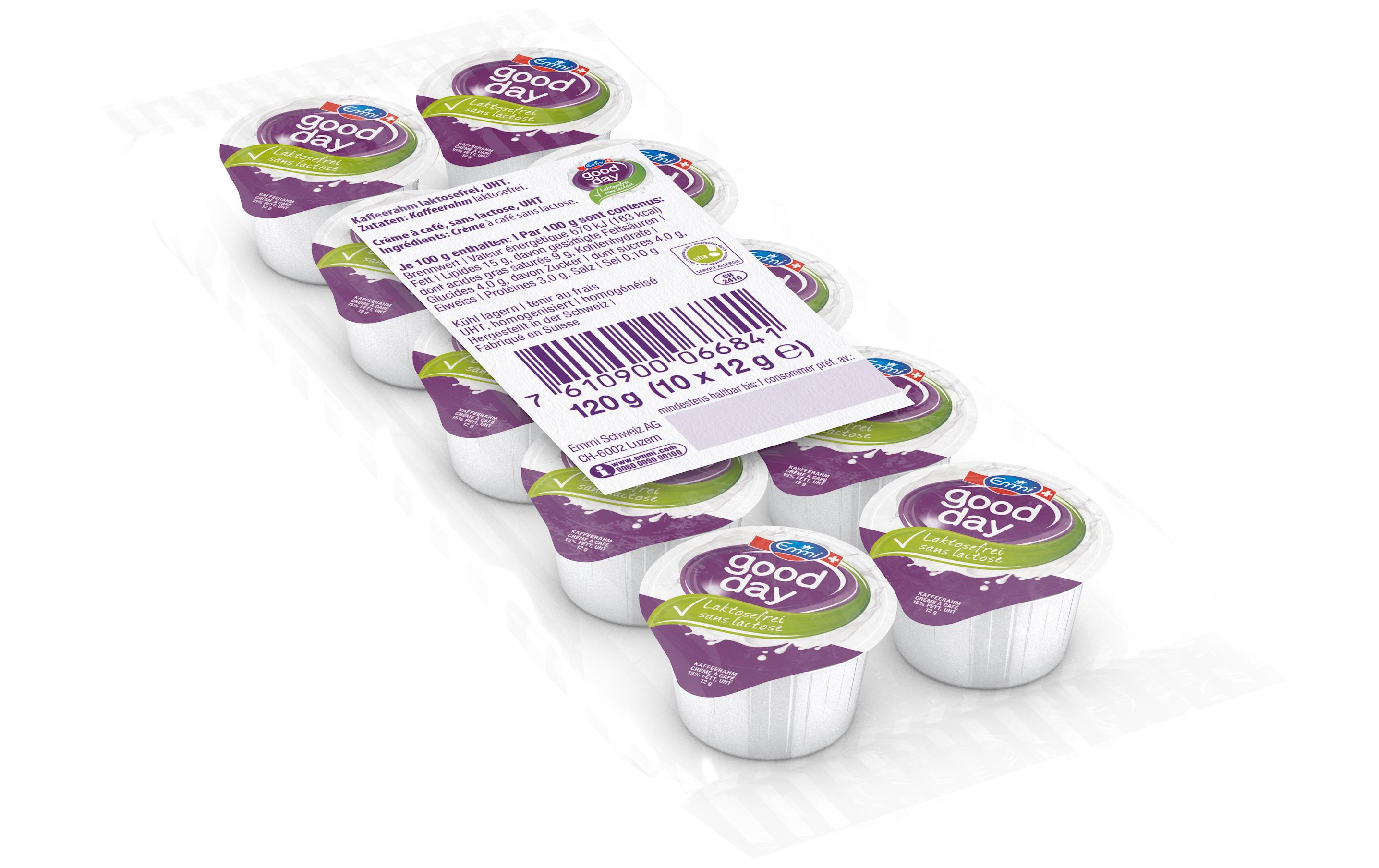 Emmi Milch Kaffeerahm Good day laktosefrei 10 x 12 g