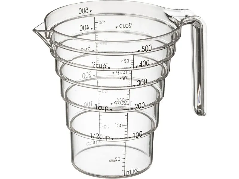 Yamazaki Messbecher 5 dl, Transparent